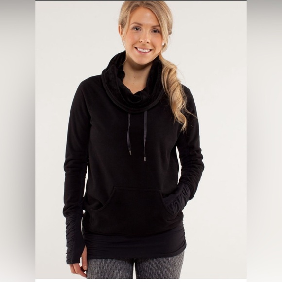 Lululemon Don't Hurry Be Happy Pullover Black, Size 4 - Picture 7 of 15